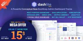 DashLite v1.4.0-Bootstrap响应式管理面板仪表板HTML5模板