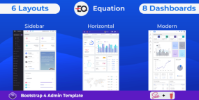 Equation v1.0-响应式管理面板仪表板HTML5模板