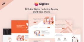 Digitax网络营销和SEO服务机构网站模板WordPress主题