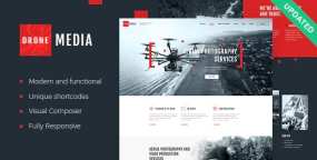 Drone Media(v2.2.0)无人机航拍摄影业务WordPress主题