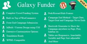 Galaxy Funder汉化版V12.0_众筹系统/众筹活动WooCommerce插件