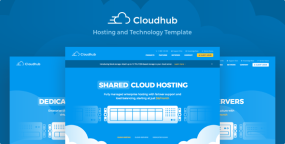 Cloudhub云服务商/主机托管/域名销售/初创企业HTML5模板