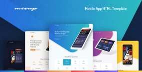 Mixup v1.0-APP应用落地页/着陆页HTML5模板