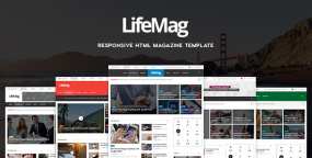LifeMag v1.0-响应式新闻杂志HTML5模板
