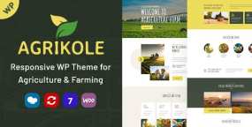 WordPress主题Agrikole 1.30 农产品加工企业网站模板