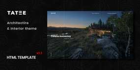 Tatee v1.0-简洁创意建筑业务/室内设计HTML5模板