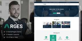 Arges v1.0-简洁的商业与企业官网HTML5模板