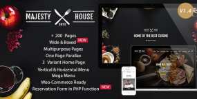 Majesty v1.4-自适应饭店餐厅HTML5模板