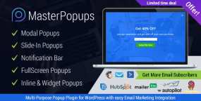 Master Popups汉化版(v3.9.3)弹窗生成器WordPress插件