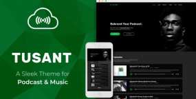 Tusant(v1.2.8)专为播客/音乐/视频设计的WordPress主题