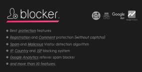 【Blocker v.1.6.0】WordPress安全防火墙插件专业版
