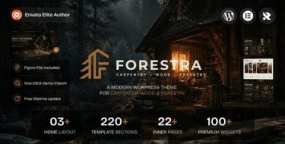 Forestra WordPress主题_家具制造&木材加工网站模板
