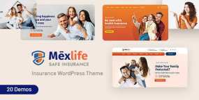 Mexlife保险行业WordPress主题 | 保险公司网站模板