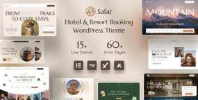 Safar WordPress主题_休闲度假旅游预订网站模板