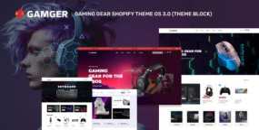 Gamger电竞装备跨境电商Shopify3.0主题_游戏外设商城模板