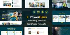 Powerhaus WordPress主题_电气维修企业建站模板