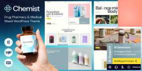 WordPress主题Chemist_医疗机构&健康行业建站模板