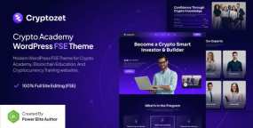 Cryptozet v1.0 WordPress加密货币&区块链培训主题