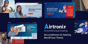 Airtronix WordPress主题_HVAC空调暖通维修网站模板