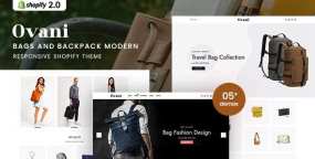 Ovani箱包手袋跨境电商Shopify主题 | 箱包电商模板