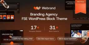 Webrand WordPress主题_品牌营销网站模板
