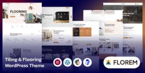 Florem瓷砖地板WordPress主题 | 装修耗材公司建站模板