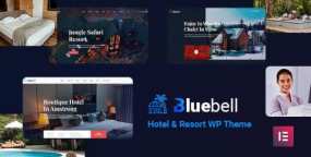 Bluebell WordPress主题_民宿度假村网站模板