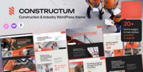 Constructum破解版_WordPress主题_建筑工程网站模板