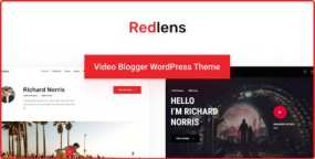 Redlens WordPress主题_视频博主游戏主播网站模板