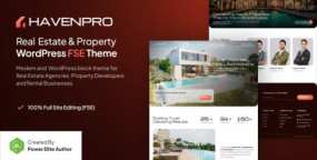 Havenpro房地产中介WordPress主题 | 装修公司建站模板