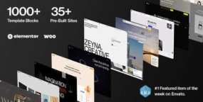 Zeyna创意设计WordPress主题_创意设计行业网站模板
