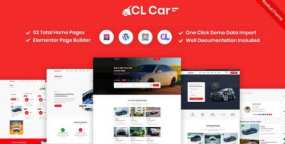 CLCar汽车交易WordPress主题_车辆分类信息建站模板