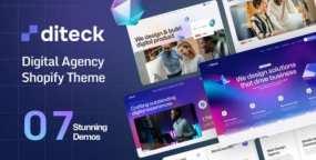 Ap Diteck数字化服务与设计Shopify主题_数字机构建站模板
