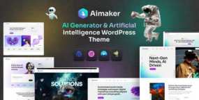 Aimaker WordPress主题_AI初创企业建站模板