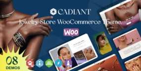 Cadiant珠宝电商WordPress主题v1.0.9 | 时装家居电商网站模板
