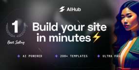 AIHub WordPress主题_AI服务初创企业网站模板