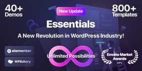 Essentials WordPress主题_带30组演示企业建站模板