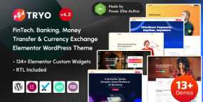 WordPress金融业主题Tryo 4.2_金融科技企业建站模板
