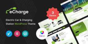 Echarge 1.5 WordPress电动汽车充电站企业网站主题