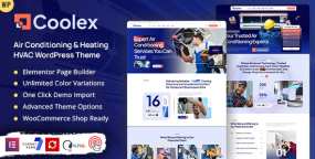 Coolex WordPress主题_暖通空调服务网站模板