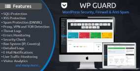 WP Guard汉化版V2.5.1 安全防护防火墙WordPress插件 无错修复版