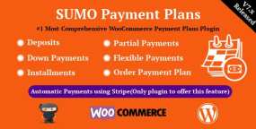 Sumo Payment Plans(v12.5)订金/预付款/分期付款WooCommerce插件