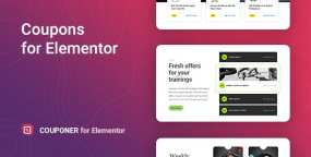 Couponer折扣优惠券生成器Elementor插件