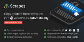 Scrapes汉化版V2.3.0 产品数据采集器WordPress插件