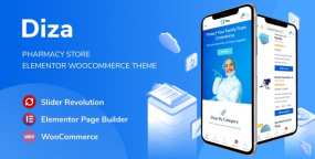 Diza汉化版v1.3.17：药品和医疗器械商城WordPress主题