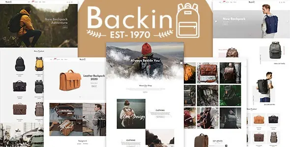 Backin - 手提包和背包现代Shopify主题 更新至v1.0.0 Backin - 手提包和背包现代Shopify主题
