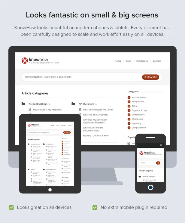 KnowHow汉化版_文档库知识库FAQ网站WordPress主题 - 图片2