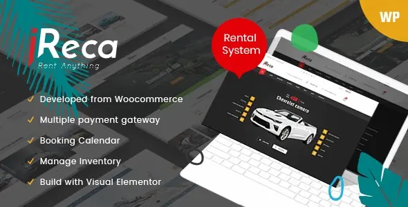 Ireca WordPress主题_汽车摩托车游艇租赁企业模板 Ireca WordPress主题_汽车摩托车游艇租赁企业模板