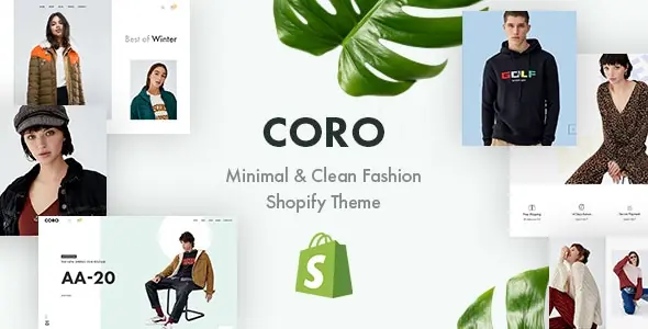 Shopify主题CORO v1.0.0：极简时装店Shopify主题