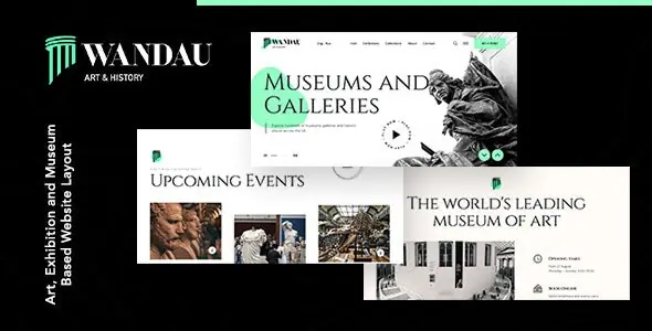 Wandau(v1.4.0)美术艺术馆与历史博物馆WordPress主题 Wandau(v1.4.0)美术艺术馆与历史博物馆WordPress主题